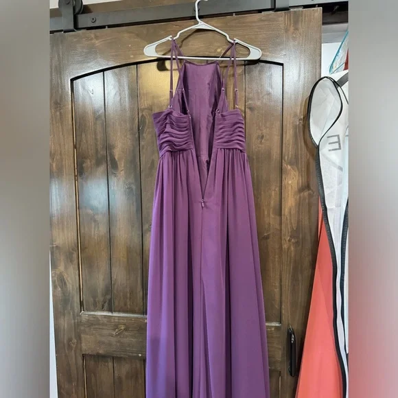 Azazie Leighton Grape A6 Size - Picture 4 of 5